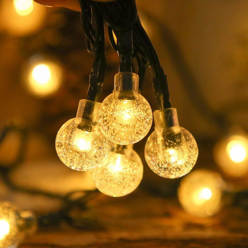 🎁New Arrivals 50% OFF💥Waterproof Bubble Solar String Lights for Patio
