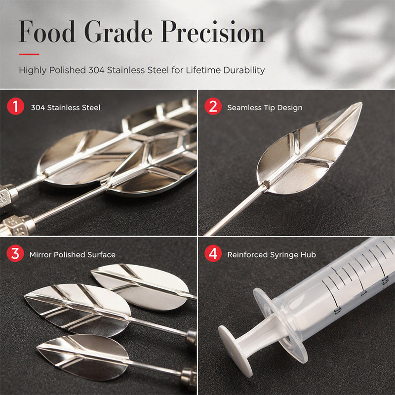 🔥BUY 2 GET 1 FREE⚡3D Jelly Art Kit – 10-Piece Stainless Steel Flower Gelatin Cake Decorating Set