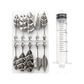 🔥BUY 2 GET 1 FREE⚡3D Jelly Art Kit – 10-Piece Stainless Steel Flower Gelatin Cake Decorating Set