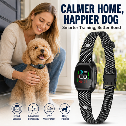 🌐 Online Exclusive 💎Smart Anti-Bark Collar for Dogs – Automatic Bark Control & Training Device