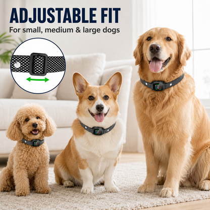 🐶 Smart Anti Bark Collar for Dogs ✨🔇 Safe Automatic Barking Control Training Collar for All Breeds