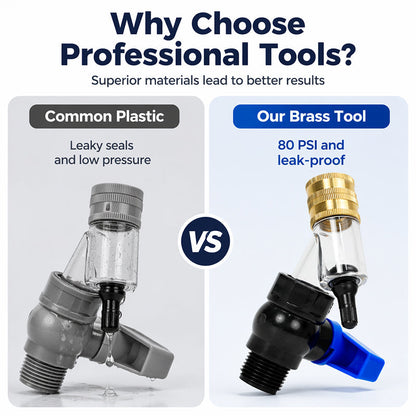 Disassembly-Free Water Heater Cleaning Tool for Gas and Electric Systems