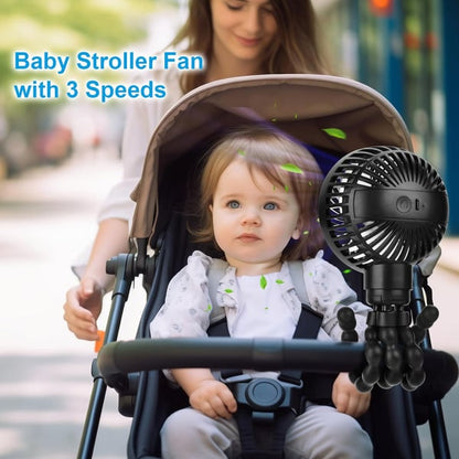 🔥BUY 2 GET 10% OFF💝👶 Baby Stroller Fan – Portable Clip-On Cooling Fan for Strollers