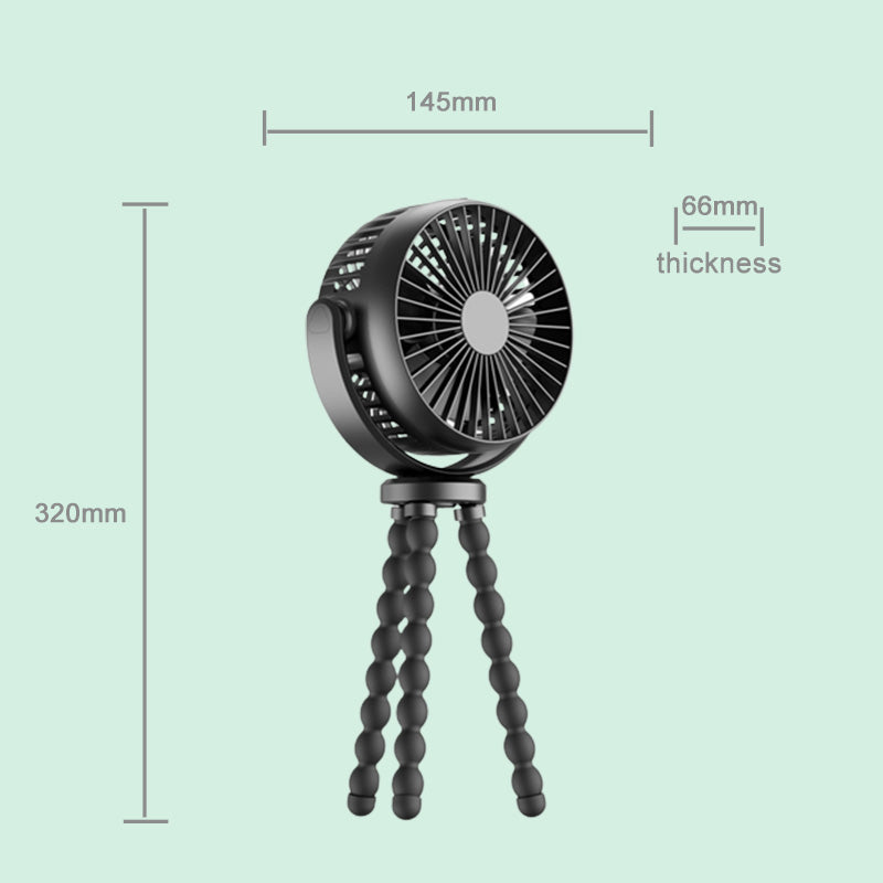 🔥BUY 2 GET 10% OFF💝👶 Baby Stroller Fan – Portable Clip-On Cooling Fan for Strollers
