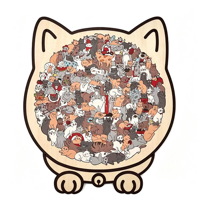 Wooden Animal Stacking Puzzle