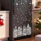 ❄️🏠 Christmas Village Window Cling Set – 78-Piece Winter Scene Decor