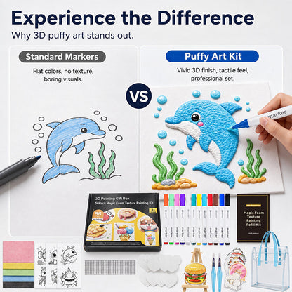 🔥HOT SALE 50% OFF🎁Puffy Foam Painting Kit for Kids