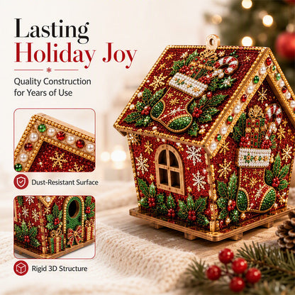 🎄 Holiday Essentials - BUY 3 PAY 2✨ 3D Christmas DIY Beading Craft Kit – Create Your Own Festive Decorations