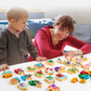 🎄 Holiday Favorites 🧸 26-Piece Wooden Alphabet Matching Toy – Animal Puzzle Learning Game for Kids
