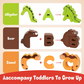 🎄 Holiday Favorites 🧸 26-Piece Wooden Alphabet Matching Toy – Animal Puzzle Learning Game for Kids