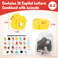🎄 Holiday Favorites 🧸 26-Piece Wooden Alphabet Matching Toy – Animal Puzzle Learning Game for Kids
