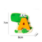 🎄 Holiday Favorites 🧸 26-Piece Wooden Alphabet Matching Toy – Animal Puzzle Learning Game for Kids