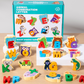 🎄 Holiday Favorites 🧸 26-Piece Wooden Alphabet Matching Toy – Animal Puzzle Learning Game for Kids