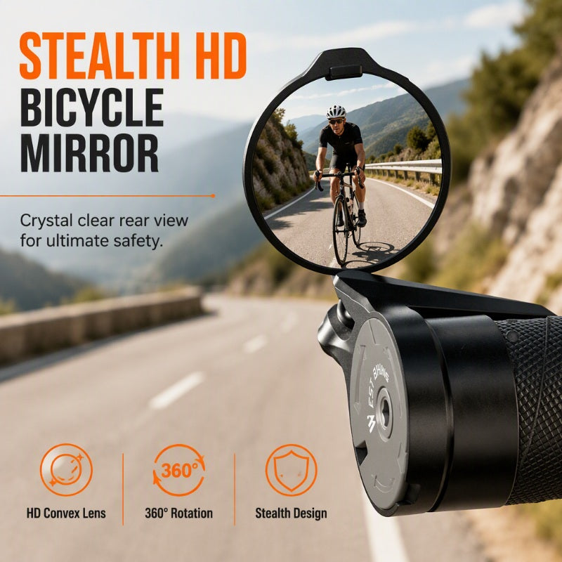 💸 Big Savings Event 🎉360° Rotatable Bike Handlebar Mirror – Adjustable Rear View Safety Mirror