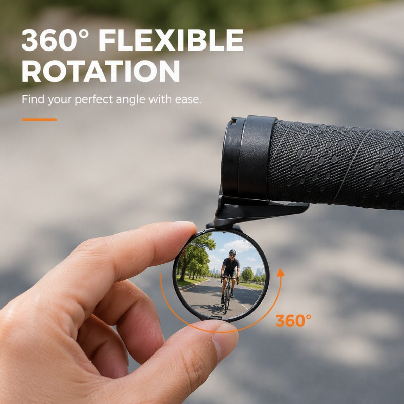 💸 Big Savings Event 🎉360° Rotatable Bike Handlebar Mirror – Adjustable Rear View Safety Mirror