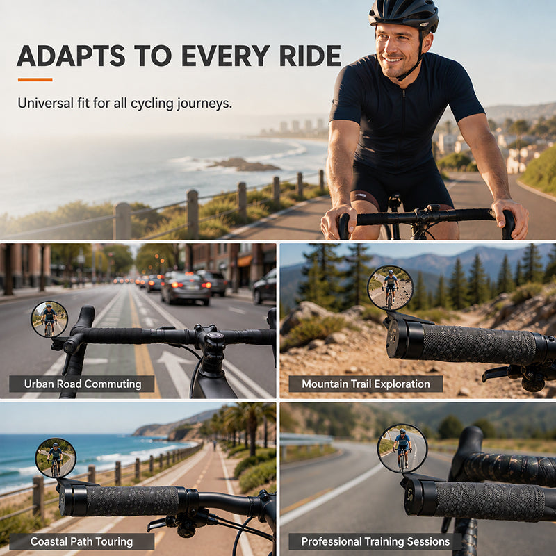 💸 Big Savings Event 🎉360° Rotatable Bike Handlebar Mirror – Adjustable Rear View Safety Mirror