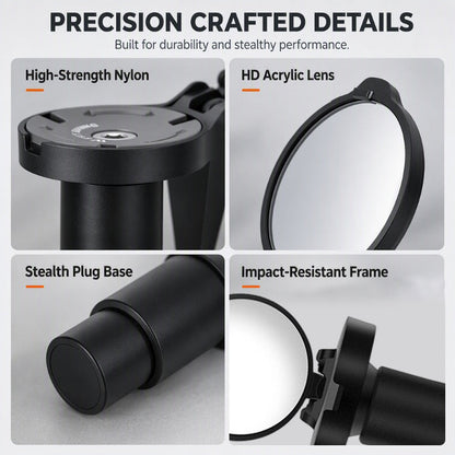 💸 Big Savings Event 🎉360° Rotatable Bike Handlebar Mirror – Adjustable Rear View Safety Mirror