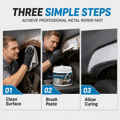 💸 Big Savings - BUY 2 GET 1 FREE🎉Car Rust Repair Paste – Fast-Acting Metal Rust Remover & Protective Coating