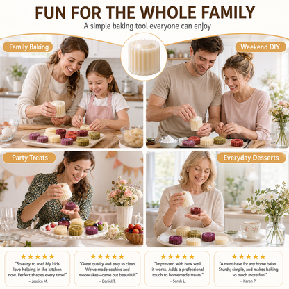 💥 Can’t-Miss Deal - BUY 2 GET 1 FREE 🔥Creative Double-Ended Pastry Mold – Traditional Pastry & Dessert Press