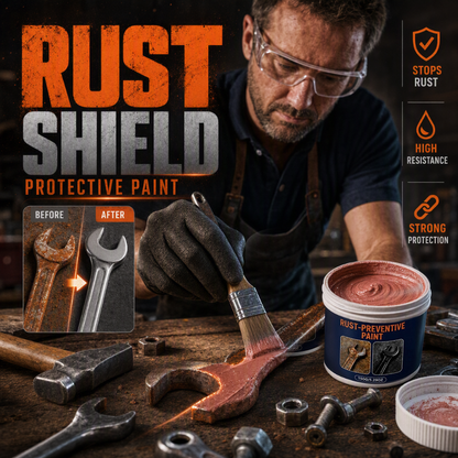 🔒 Exclusive Offer - Buy 2 Get 1 Free✨Metal Anti-Rust Paint Paste – Protective Coating for Rusty Metal Surfaces