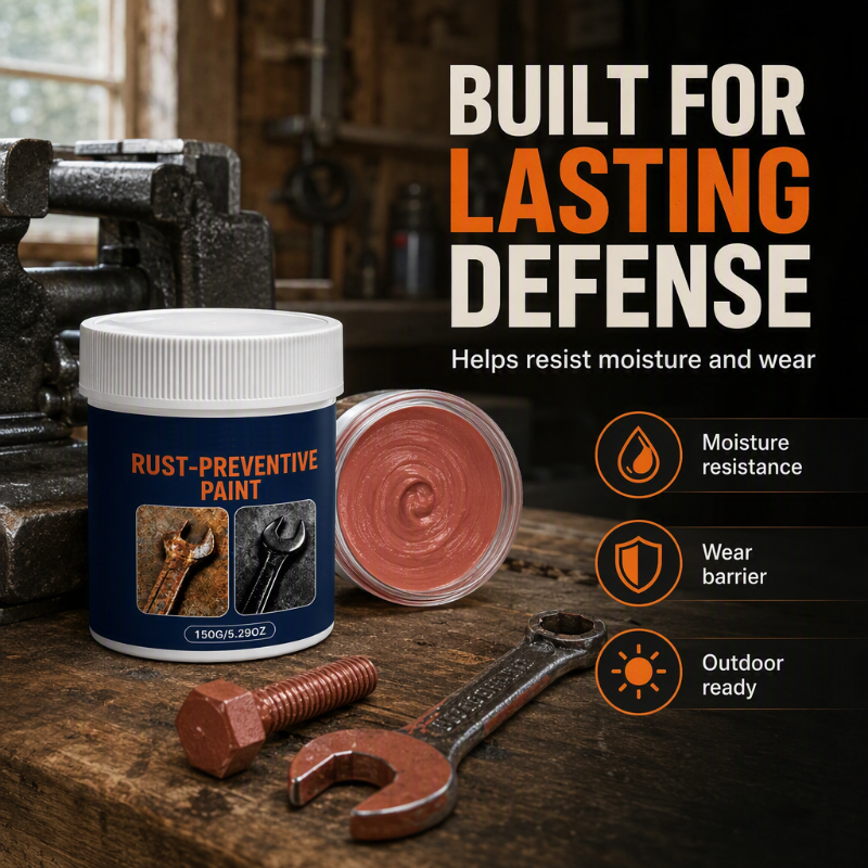 🔒 Exclusive Offer - Buy 2 Get 1 Free✨Metal Anti-Rust Paint Paste – Protective Coating for Rusty Metal Surfaces