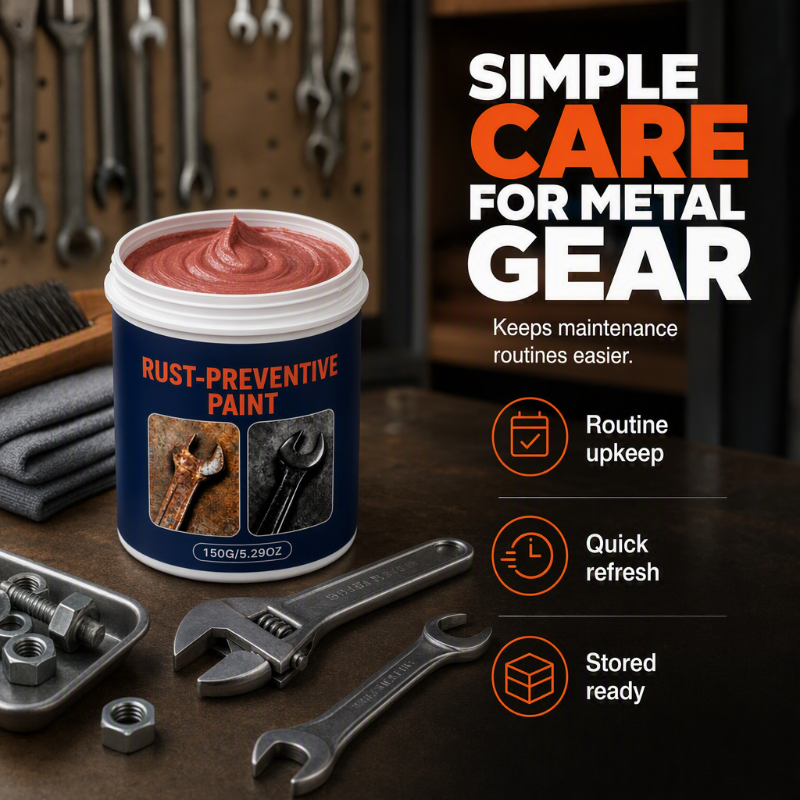🔒 Exclusive Offer - Buy 2 Get 1 Free✨Metal Anti-Rust Paint Paste – Protective Coating for Rusty Metal Surfaces