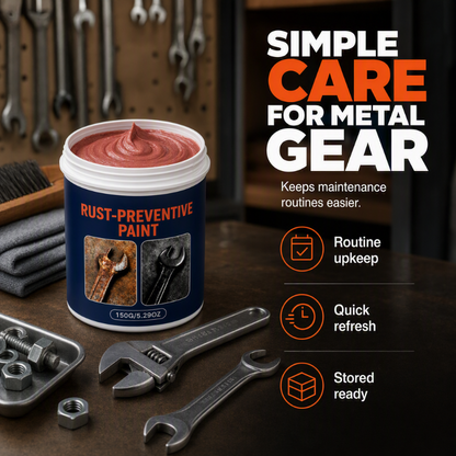 🔒 Exclusive Offer - Buy 2 Get 1 Free✨Metal Anti-Rust Paint Paste – Protective Coating for Rusty Metal Surfaces