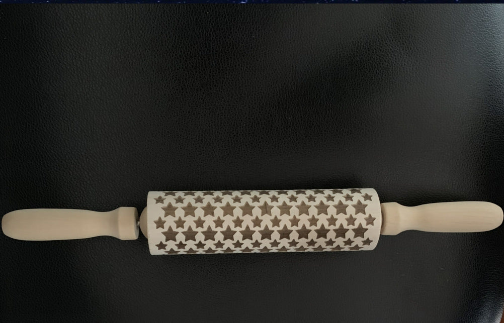 🎄Christmas Promotion 50% OFF🎅🍪Adjustable Rolling Pin – Non-Stick Wooden Dough Roller for Baking & Pastry