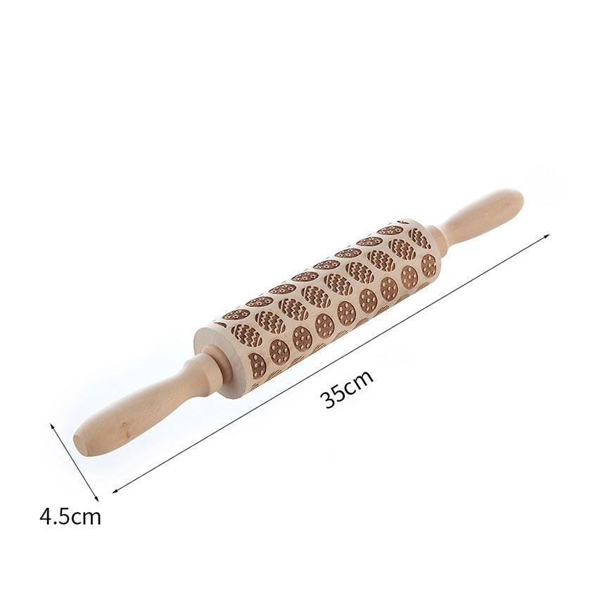 🎄Christmas Promotion 50% OFF🎅🍪Adjustable Rolling Pin – Non-Stick Wooden Dough Roller for Baking & Pastry