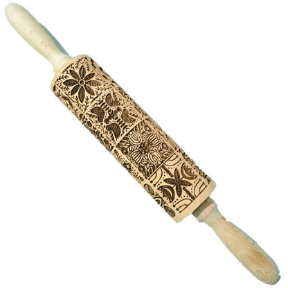 🎄Christmas Promotion 50% OFF🎅🍪Adjustable Rolling Pin – Non-Stick Wooden Dough Roller for Baking & Pastry