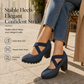 👠 Women’s Mary Jane Platform Heels – ✨ Round Toe Crisscross Strap Chunky High Heels