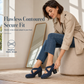 👠 Women’s Mary Jane Platform Heels – ✨ Round Toe Crisscross Strap Chunky High Heels