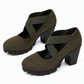 👠 Women’s Mary Jane Platform Heels – ✨ Round Toe Crisscross Strap Chunky High Heels