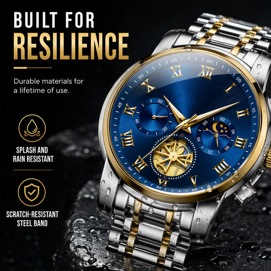 Classic Versatile Quartz Watch – Elegant Everyday Wristwatch