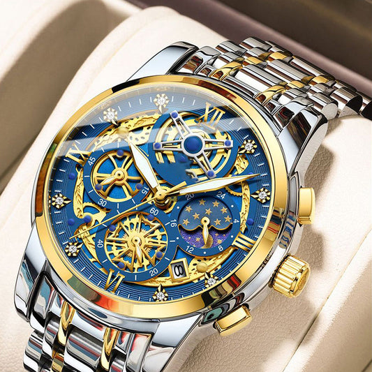 Multifunctional Watch – Stylish Waterproof Quartz Wristwatch for Men