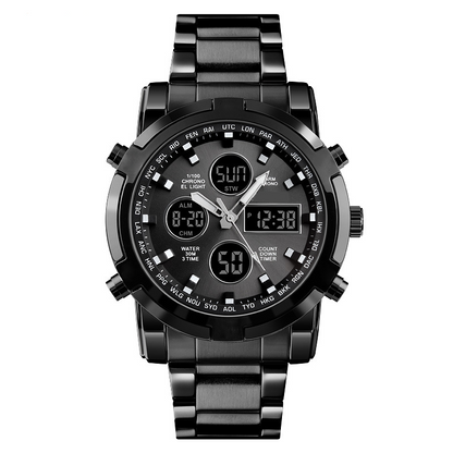 Waterproof Military Watch – Analog-Digital Luminous Sports Wristwatch