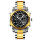 Waterproof Military Watch – Analog-Digital Luminous Sports Wristwatch