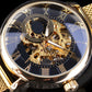 Skeleton Mechanical Watch – Luxury Automatic Stainless Steel Wristwatch