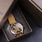 Skeleton Mechanical Watch – Luxury Automatic Stainless Steel Wristwatch