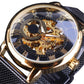 Skeleton Mechanical Watch – Luxury Automatic Stainless Steel Wristwatch
