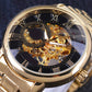 Skeleton Mechanical Watch – Luxury Automatic Stainless Steel Wristwatch