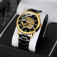 Skeleton Mechanical Watch – Luxury Automatic Stainless Steel Wristwatch