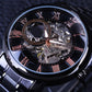 Skeleton Mechanical Watch – Luxury Automatic Stainless Steel Wristwatch