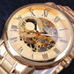 Skeleton Mechanical Watch – Luxury Automatic Stainless Steel Wristwatch