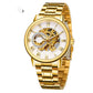 Skeleton Mechanical Watch – Luxury Automatic Stainless Steel Wristwatch