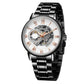 Skeleton Mechanical Watch – Luxury Automatic Stainless Steel Wristwatch