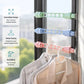 🪟Exclusive Web Deal - BUY 3 PAY 2🔧Space-Saving Window Drying Rack – No-Drill Twist Clamp Clothes Airer