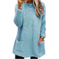 🍂Women's Warm Long Sleeve Top – ☁️Soft Brushed Thermal Crew Neck Shirt