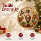 🎄 Holiday Gift Picks 🎁Christmas Pearl Art DIY Kit for Adults – Handmade Holiday Ornament Craft Set
