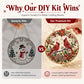 🎄 Holiday Gift Picks 🎁Christmas Pearl Art DIY Kit for Adults – Handmade Holiday Ornament Craft Set
